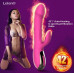 Вибратор-пульсатор Leten Automatical Thrusting Vibrator с подогревом, перезаряжаемый, 10 режимов - Фото №8