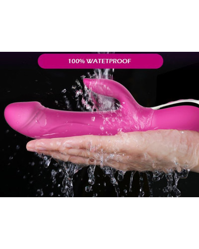 Вибратор-пульсатор Leten Automatical Thrusting Vibrator с подогревом, перезаряжаемый, 10 режимов - Фото №10