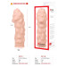 Насадка на член Kokos Extreme Sleeve ES.11 размер M, утолщающая, стимулирующий рельеф - Фото №5