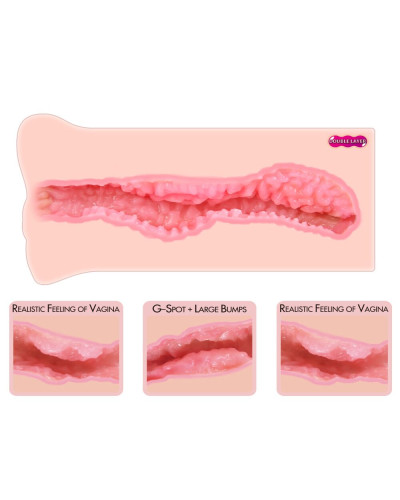 Мастурбатор вагина двухслойный Kokos Nara Double Layer - Фото №5