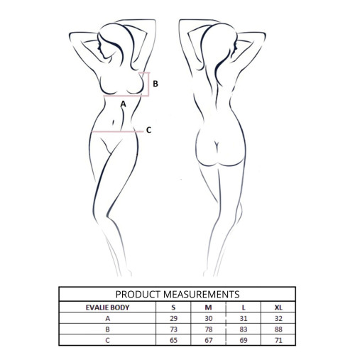 Боді Passion EVALIE BODY black M