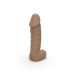 Свеча в виде члена Pure Bliss MINI Brown 15 см - Фото №4
