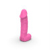 Свеча в виде члена Pure Bliss MINI Pink 15 см - Фото №3