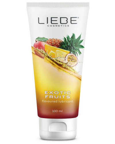 Розпродаж!!! Лубрикант на водній основі Liebe Lubricant Exotic Fruits 100 мл (термін 05.2025) - Фото №1