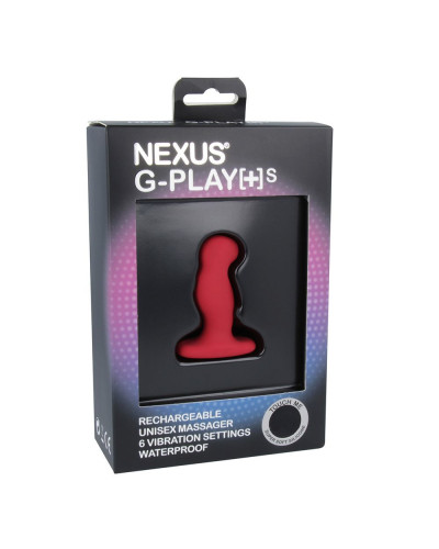 Вибромассажер простаты Nexus G-Play Plus S Red, макс диаметр 2,3 см, перезаряжаемый - Фото №4