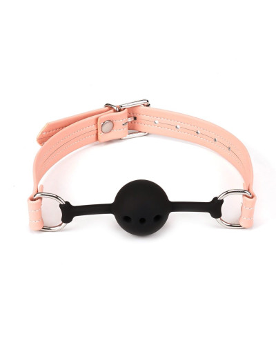 Кляп Liebe Seele Dark Candy Pink Ball Gag - Фото №1