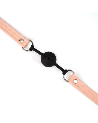 Кляп Liebe Seele Dark Candy Pink Ball Gag - Фото №3