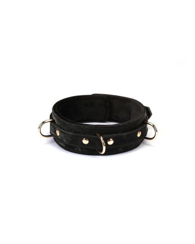 Нашийник з повідцем Liebe Seele Boudoir Amor Collar with Leash Black - Фото №3