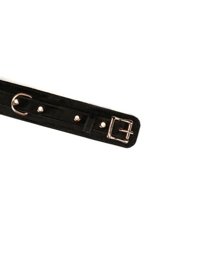 Нашийник з повідцем Liebe Seele Boudoir Amor Collar with Leash Black - Фото №5