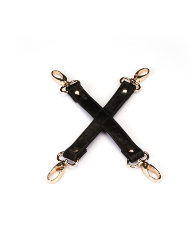Хрестовина для фіксації Liebe Seele Boudoir Amor Pink Hogtie Black - Фото №1