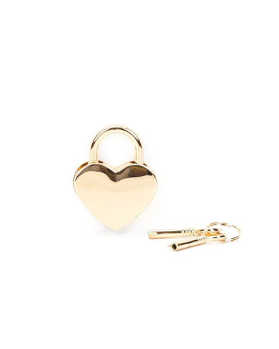 Замочок Liebe Seele Heart Shape Padlock Gold (2 шт) - Фото №2