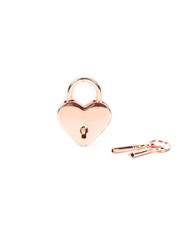 Замочек Liebe Seele Heart Shape Padlock Rose Gold (2 шт) - Фото №1