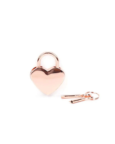 Замочек Liebe Seele Heart Shape Padlock Rose Gold (2 шт) - Фото №2