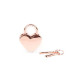 Замочек Liebe Seele Heart Shape Padlock Rose Gold (2 шт) - Фото №2
