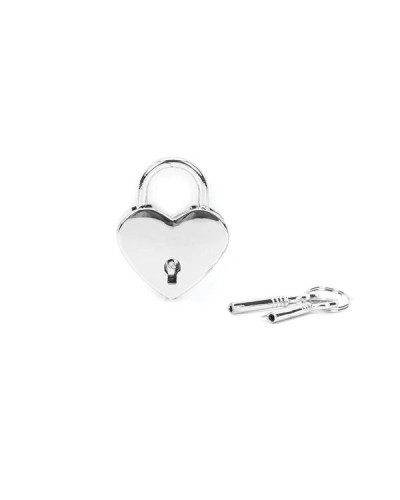 Замочок Liebe Seele Heart Shape Padlock Silver (2 шт) - Фото №1