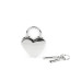 Замочок Liebe Seele Heart Shape Padlock Silver (2 шт) - Фото №2