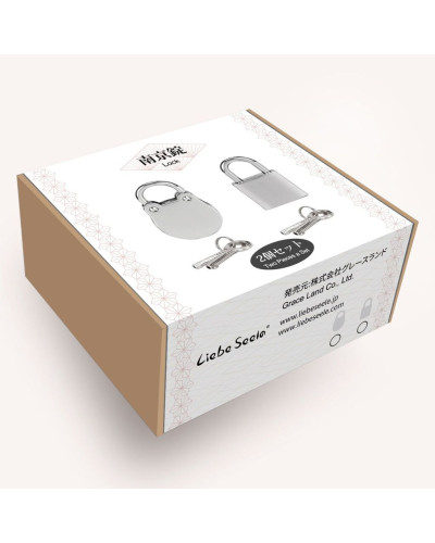 Замочок Liebe Seele Regular Padlock Silver (2 шт) - Фото №2