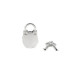 Замочок Liebe Seele Frog Shape Padlock Silver (2 шт) - Фото №1