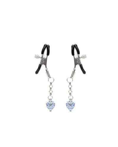 Зажимы для сосков Liebe Seele Glow-in-dark Nipple Clamps Blue - Фото №1