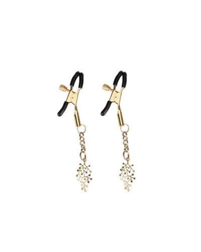 Затискачі для сосків Liebe Seele Rose Tree Nipple Clamps Gold - Фото №1