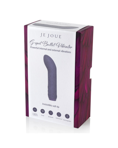 Преміум вібратор Je Joue - G-Spot Bullet Vibrator Purple з глибокою вібрацією - Фото №7