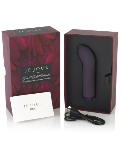 Преміум вібратор Je Joue - G-Spot Bullet Vibrator Purple з глибокою вібрацією - Фото №8
