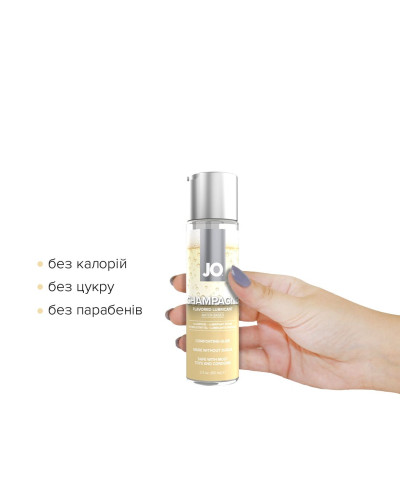 Розпродаж!!! Змазка на водній основі JO Champagne (60 мл) (термін 08.2025) - Фото №2