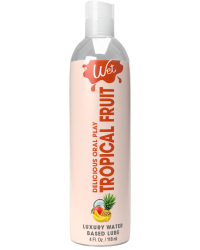 Распродажа!!! Лубрикант на водной основе Wet Oral Play Tropical Explosion (118 мл) (срок 31.10.2025) - Фото №1