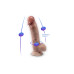 Фалоімітатор SilexD Johnny Premium Real Skin Flesh (7in MODEL 1) - Фото №4