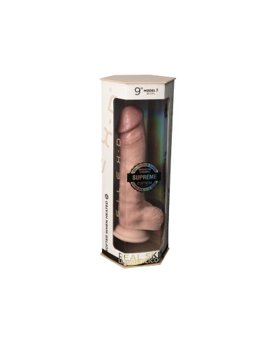 Фалоімітатор SilexD Tomas Premium Real Skin Flesh (9in MODEL 1) - Фото №7