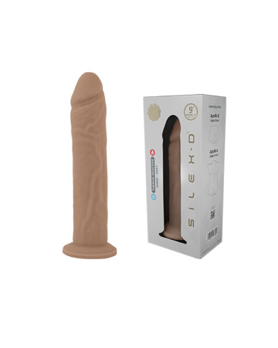 Фалоімітатор SilexD Oscar Flesh (MODEL 2 size 9in) Liquid Silicone підходить для Apollo - Фото №8