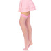 Чулки-сетка Leg Avenue Nylon Fishnet Thigh Highs One size, Pink, мелкая сетка - Фото №3