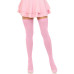 Плотные непрозрачные чулки Leg Avenue Opaque Nylon Thigh Highs Pink, One Size - Фото №1