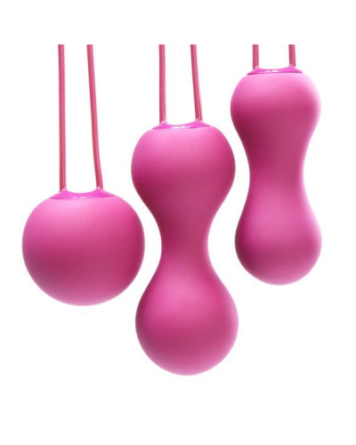 Набір вагінальних кульок Je Joue - Ami Fuchsia, діаметр 3,8-3,3-2,7см, вага 54-71-100гр - Фото №4