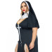 Костюм монашки-грешницы Leg Avenue Sultry Sinner 1X-2X, платье, головной убор, воротник - Фото №3