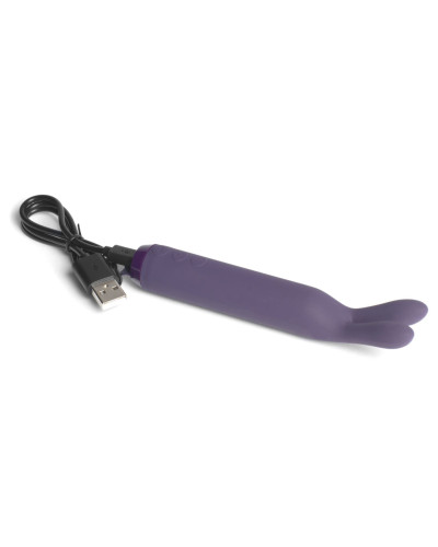 Вібратор з вушками Je Joue - Rabbit Bullet Vibrator Purple, глибока вібрація - Фото №5