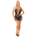 Сукня Leg Avenue Lace and Net Mini Dress with Dual Strap One Size, Black - Фото №5