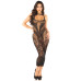 Сукня Leg Avenue Rhinestone Lace and Net Bodycon Dress One Size, Black - Фото №2
