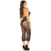 Сукня Leg Avenue Rhinestone Lace and Net Bodycon Dress One Size, Black - Фото №3