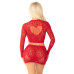 Комплект Leg Avenue Rhinestone Crop Top and Mini Skirt One Size, Red - Фото №2