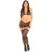 Комплект Leg Avenue Bra Top, Garter Skirt and Stockings One Size, Black - Фото №4