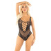 Боди Leg Avenue Rhinestone Net and Lace Bodysuit One Size, Black - Фото №1