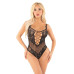 Боди Leg Avenue Rhinestone Net and Lace Bodysuit One Size, Black - Фото №2