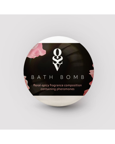 Бомбочка для ванни з феромонами Obsessive Bath bomb Floral - Spicy (100 г) - Фото №2