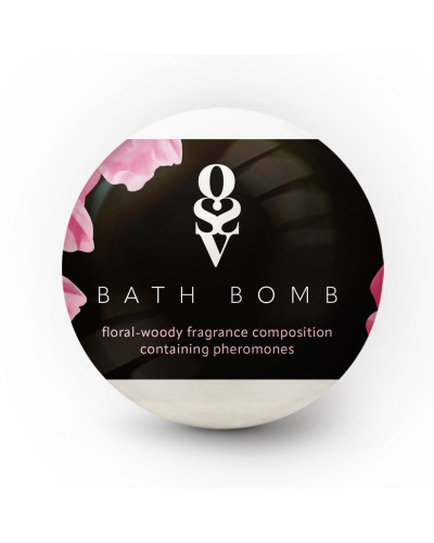 Бомбочка для ванни з феромонами Obsessive Bath bomb Floral - Woody (100 г) - Фото №1