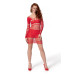 Бодістокінг Passion BS105 One Size, red - Фото №1