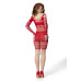 Бодістокінг Passion BS105 One Size, red - Фото №2