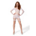 Бодістокінг Passion BS105 One Size, white - Фото №1