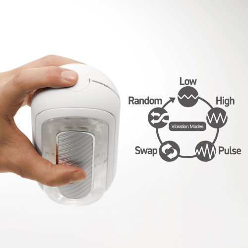 Мастурбатор Tenga Flip Zero Gravity Electronic Vibration White