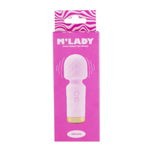 Вібромасажер M’Lady Mini Vibrating Wand Pink